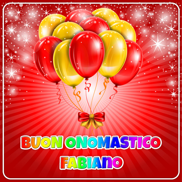 auguri onomastico fabiano