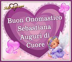 auguri onomastico sebastiana