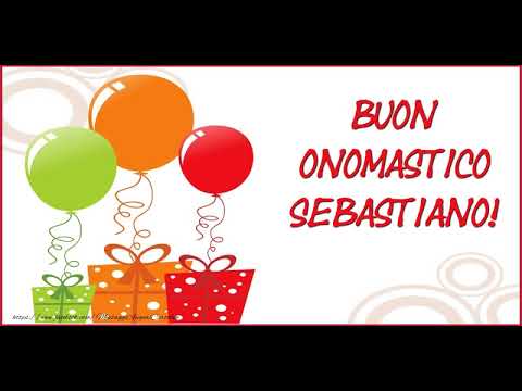 auguri onomastico sebastiano