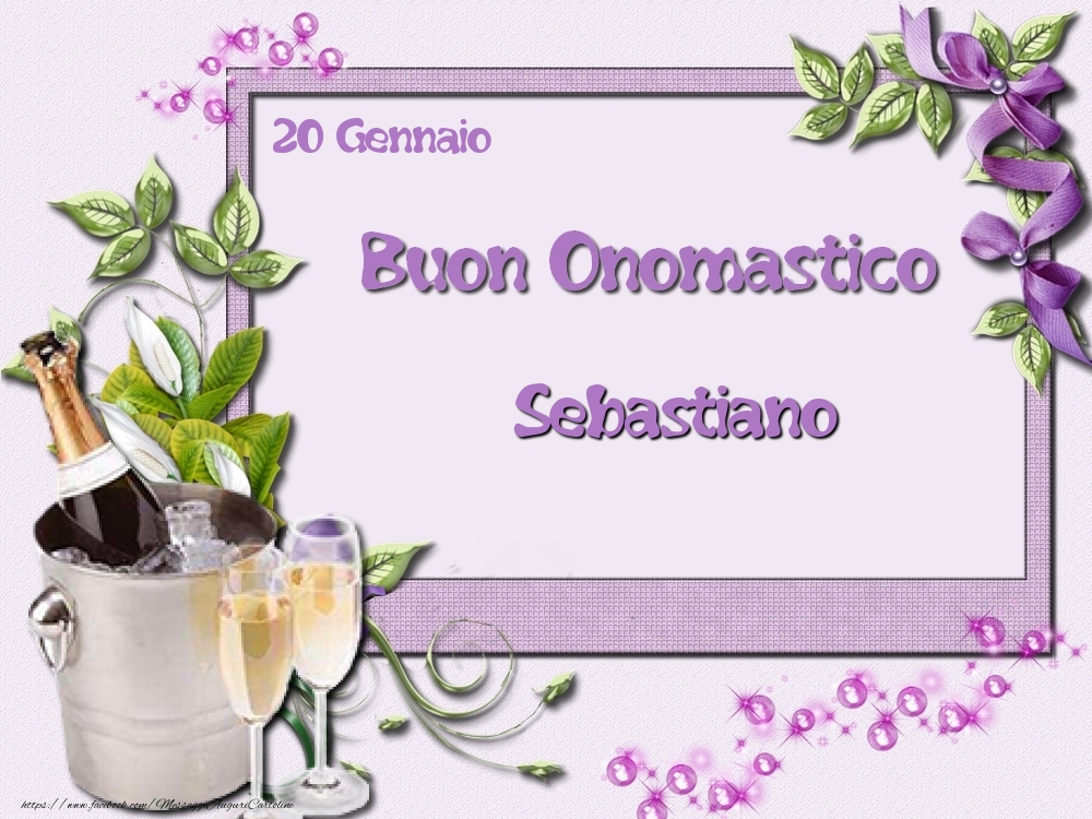 auguri onomastico sebastiano