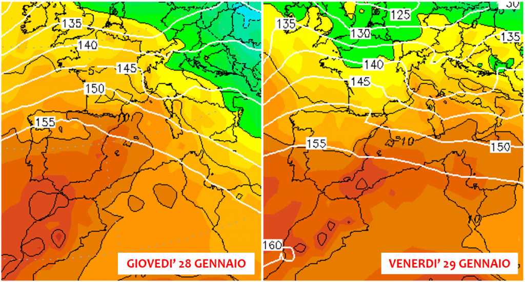 caldo europa gennaio 2021