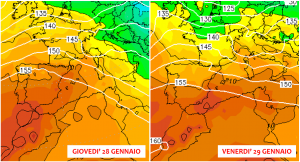 caldo europa gennaio 2021