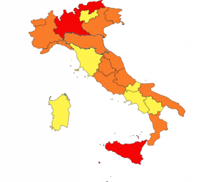 dpcm italia colori 17 gennaio