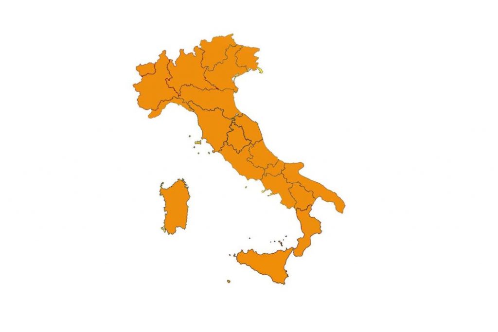 italia arancione