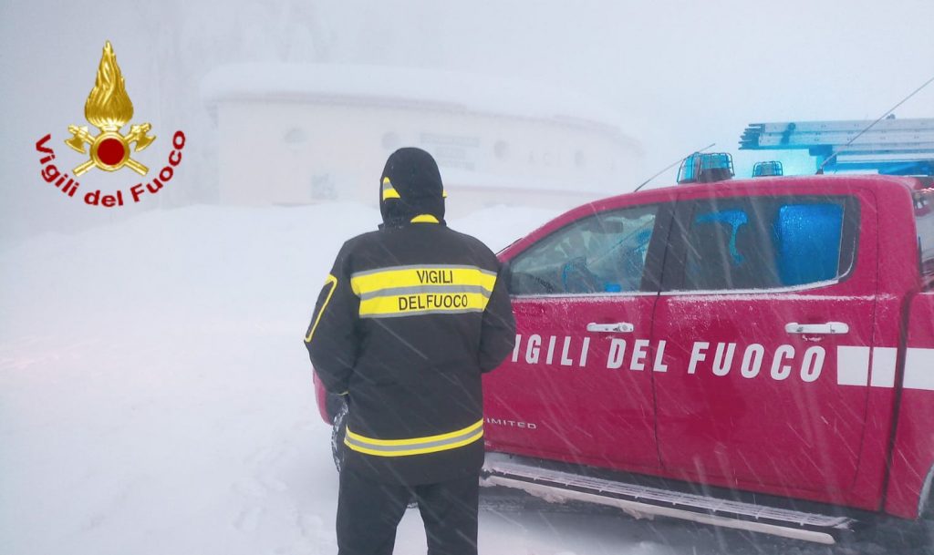 Abbondanti nevicate e smottamenti nel reatino