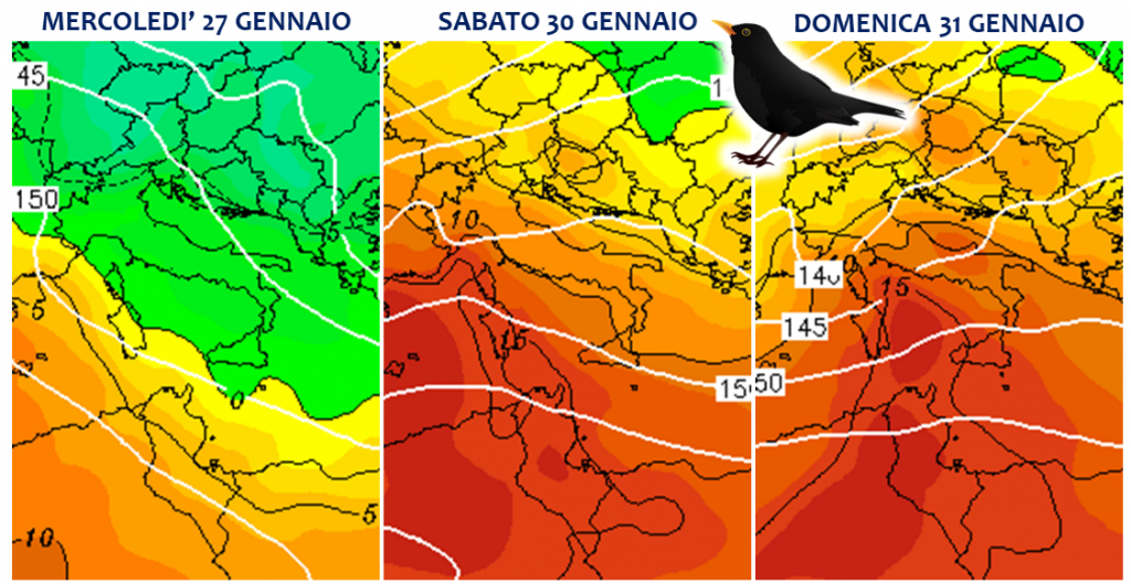 previsioni meteo giorni della merla 2021