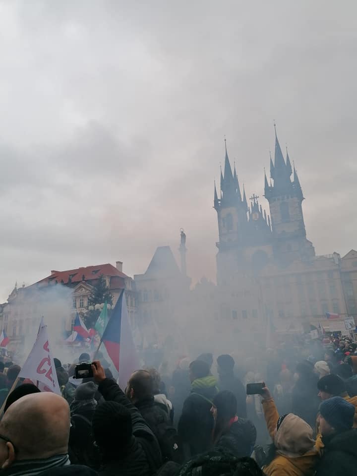 protesta praga