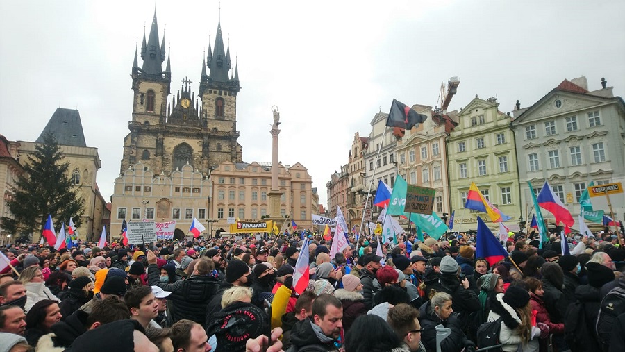 protesta praga