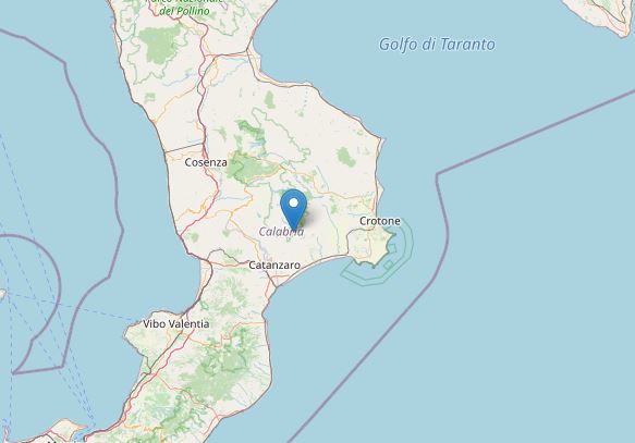 terremoto calabria oggi zagarise catanzaro