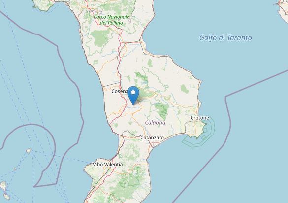 terremoto oggi calabria cosenza