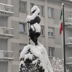 Maltempo: nevicate nella notte in Valtellina e Valchiavenna, brusco abbassamento delle temperature [FOTO]