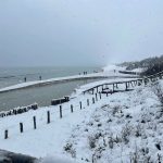 Freddo, Salento glaciale: Porto Cesareo come Tromsø dopo una grande nevicata sulle spiagge joniche della Puglia
