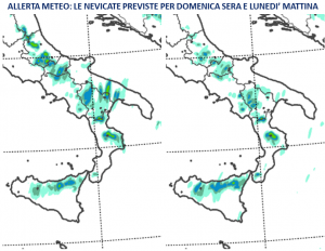 allerta meteo neve sud italia