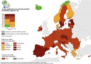 Nuove mappe Ue, Bolzano e Friuli in 'rosso scuro'
