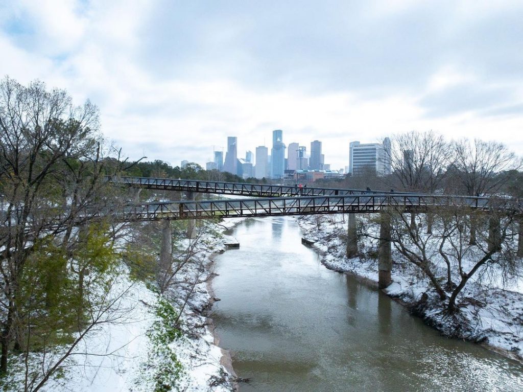 freddo neve gelo texas