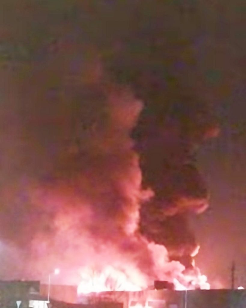incendio Pozzo d'Adda