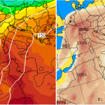 Previsioni Meteo, l’ondata di caldo porta sull’Italia un’enorme nuvola di sabbia del Sahara: sarà una Domenica di pioggia e neve gialla