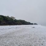 Maltempo Calabria, tanta neve tra Crotone e Catanzaro: lo spettacolo delle spiagge joniche imbiancate – FOTO
