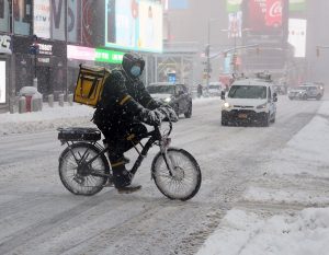 Neve a New York