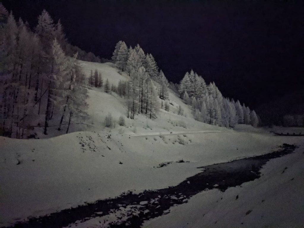 neve notte polare gelo