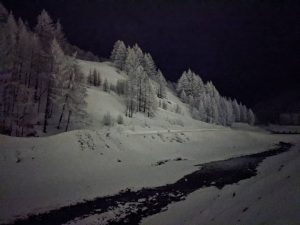 neve notte polare gelo