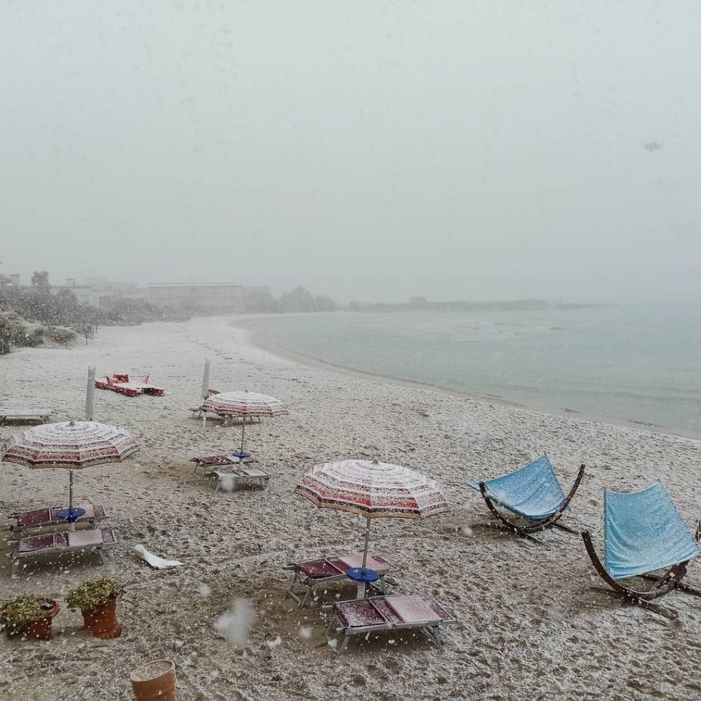 neve oggi porto cesareo