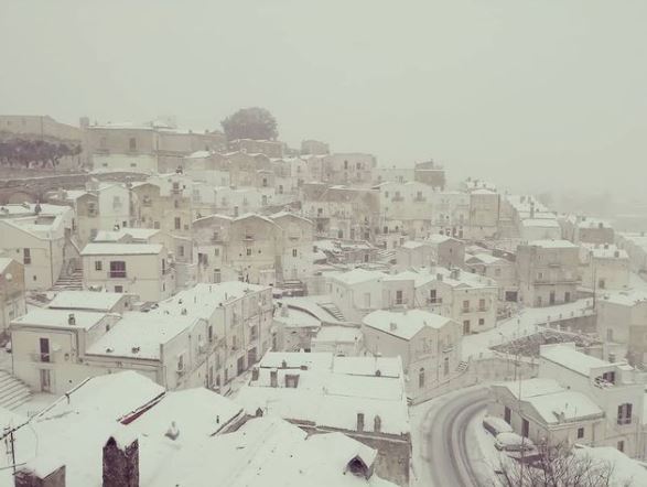 neve puglia Monte Sant'Angelo