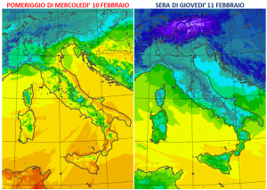 previsioni meteo 10 11 febbraio 2021