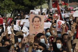 proteste golpe myanmar