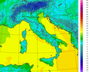 temperature minime oggi italia