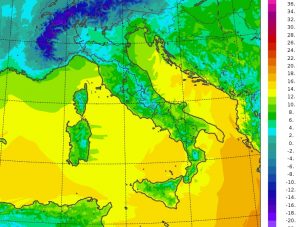 temperature minime oggi italia