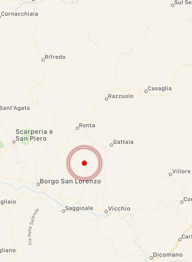 terremoto firenze oggi