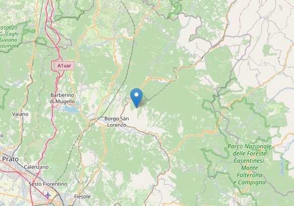 terremoto oggi firenze borgo san lorenzo toscana