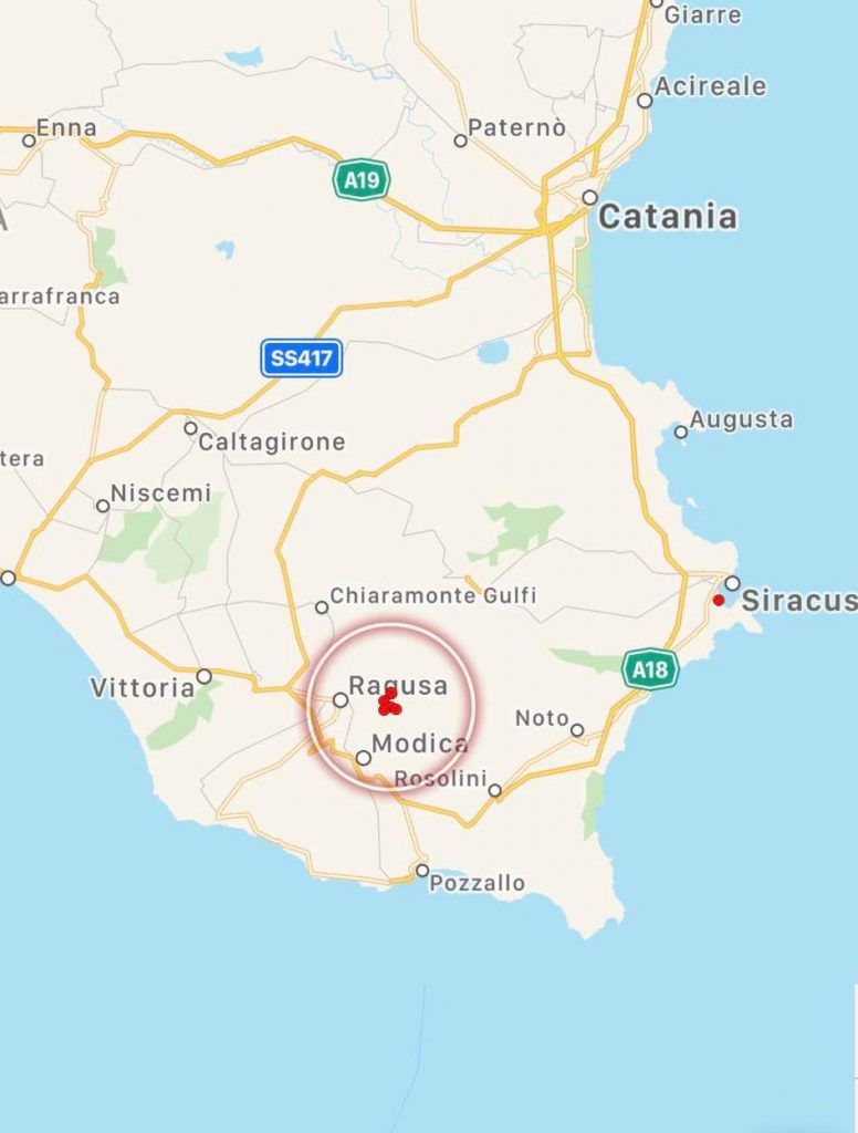terremoto ragusa modica