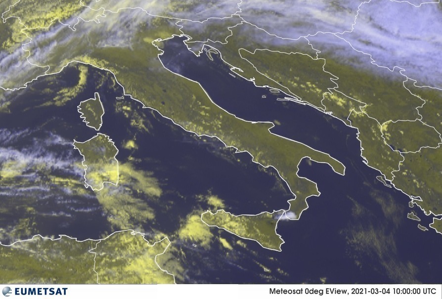 eruzione etna satelliti 4 marzo 2021