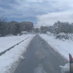 Maltempo e neve nel Messinese: mezzi in azione, interventi concentrati nella zona nebroidea [FOTO]