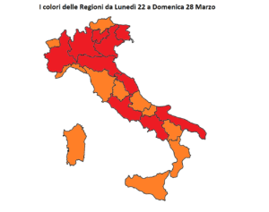 colori regioni italia 22 marzo