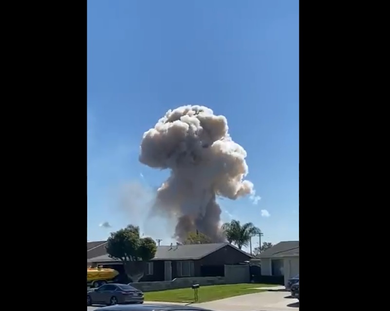 esplosione ontario california