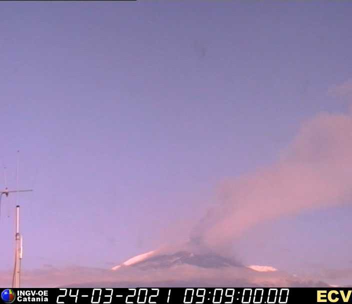 eruzione etna oggi