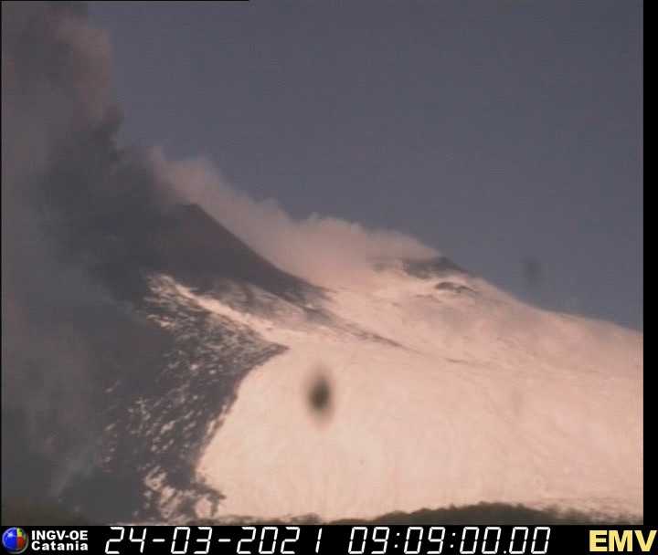eruzione etna oggi