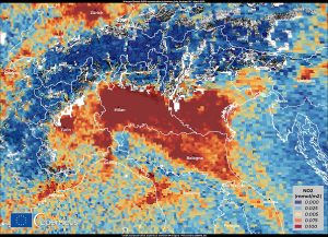 inquinamento nord italia copernicus sentinel 5p