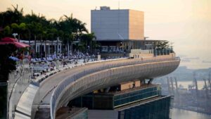marina bay sands nave tetto