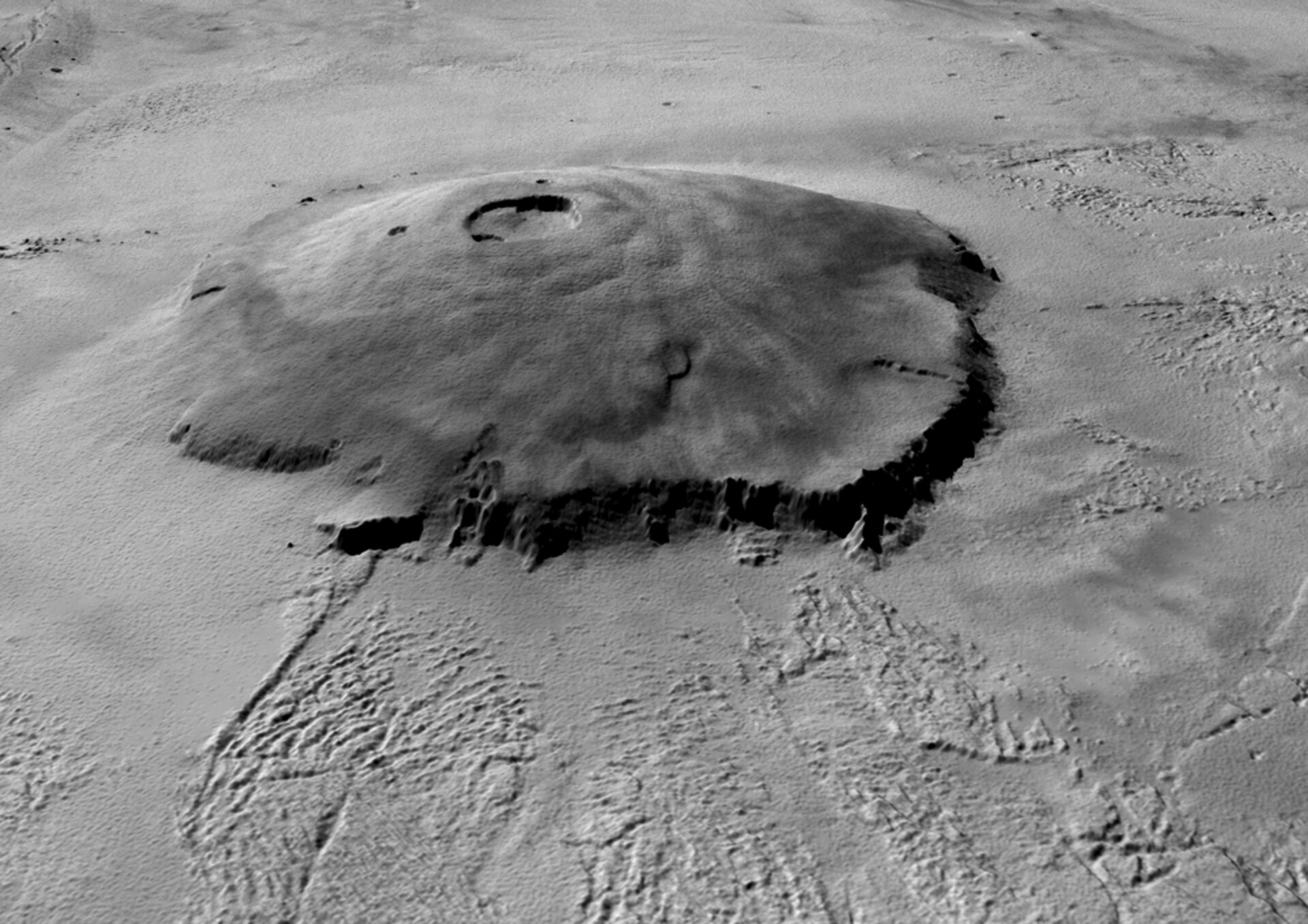 Высочайшая гора солнечной системы находится. Гора Олимп на Марсе. Марс Планета вулкан Олимп. Вулкан Олимпус Монс на Марсе. Вулкан Олимп Монс.