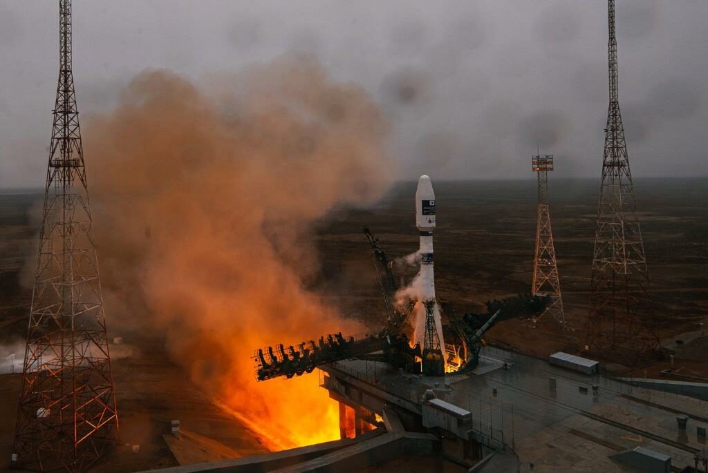 lancio razzo soyuz
