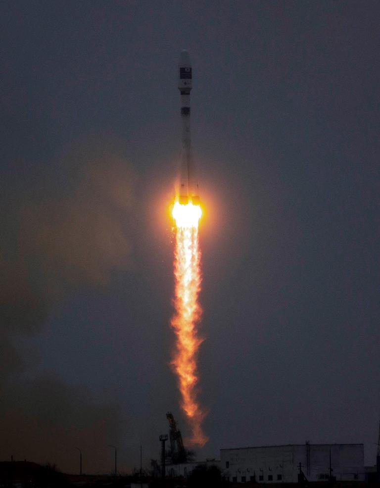 lancio razzo soyuz