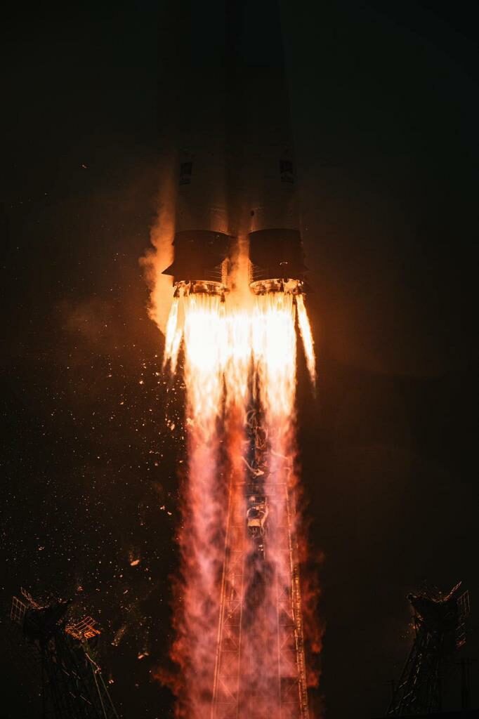 lancio razzo soyuz