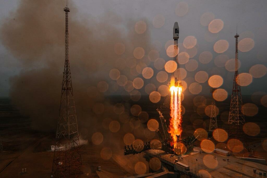 lancio razzo soyuz