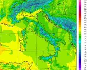 temperature massime oggi italia