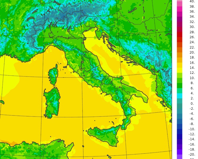temperature minime italia