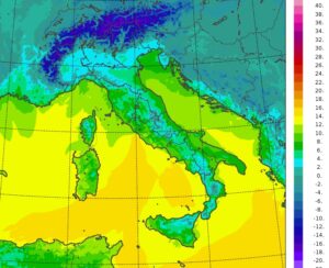temperature minime italia oggi